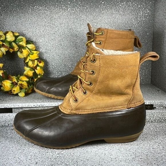 Field & Stream Merrimac Rain Boots Waders Leather and Rubber Shoes Bean Boots - Picture 1 of 7